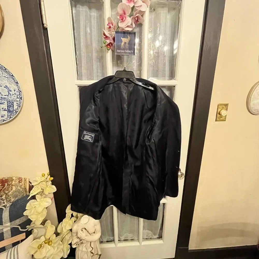 Burberry’s Dark Navy Blue Sports Jacket
